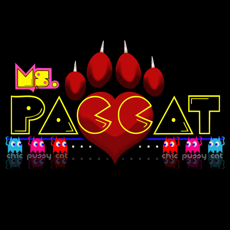 Ms. PacCat - Fashion Fit Ringspun T-Shirt - 100% cotton