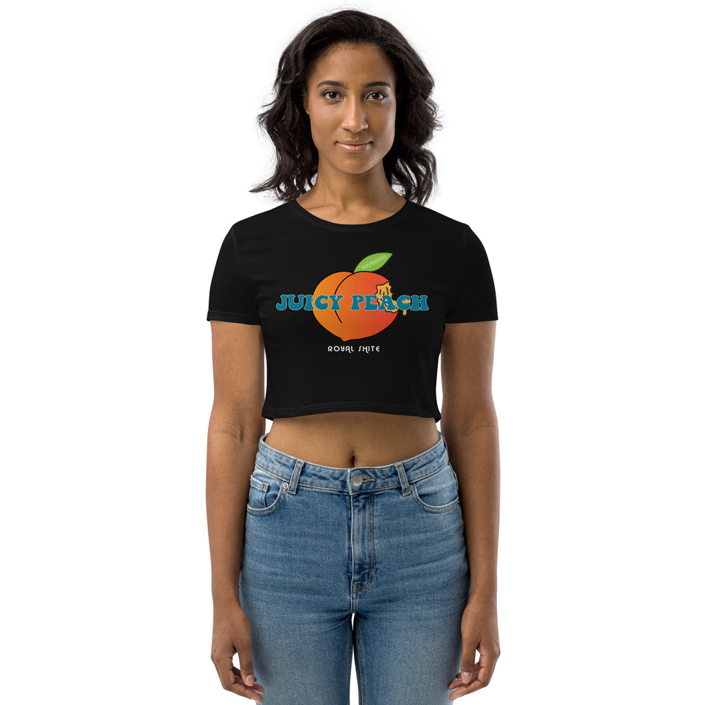 ROYAL SHITE: JUICY PEACH - Organic Crop Top