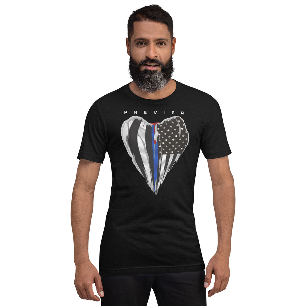 PREMIER: BLUE HEART - Unisex t-shirt