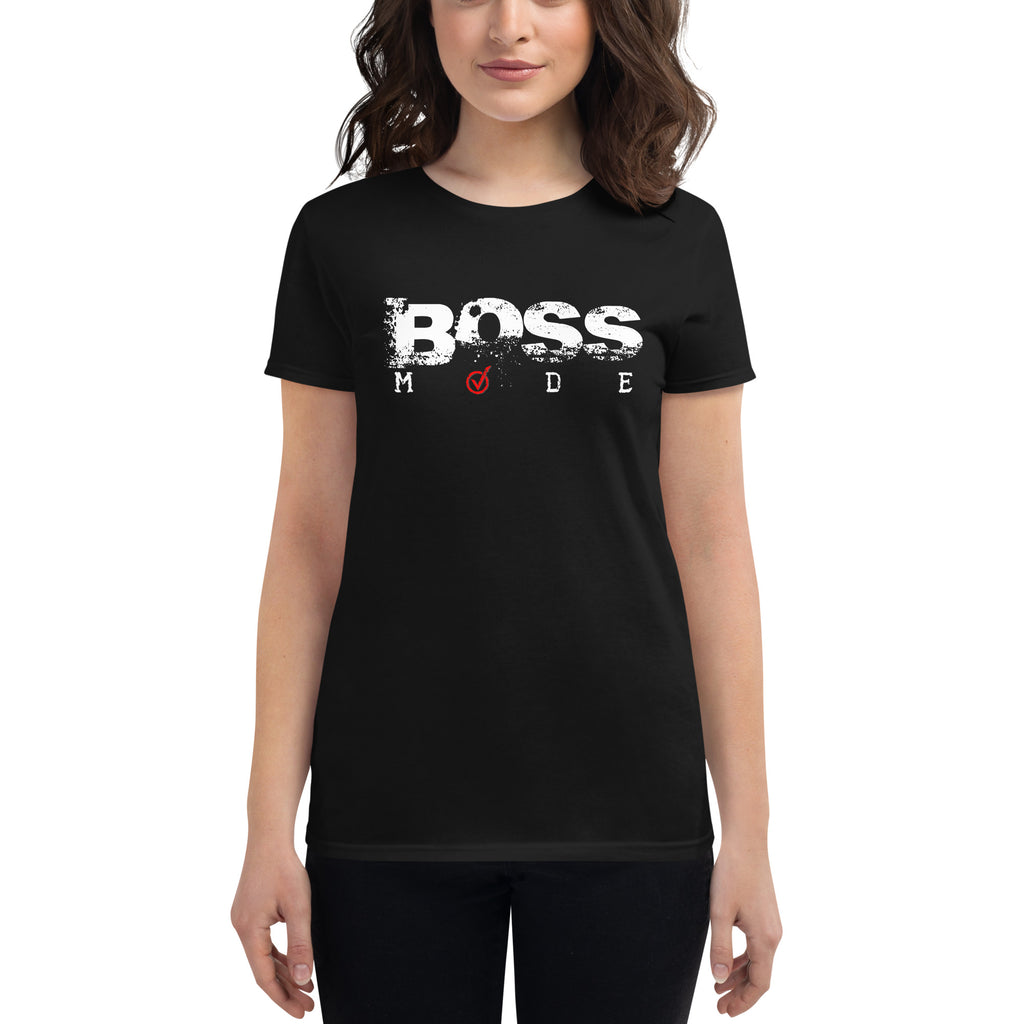 SERIAL PRENEUR: BOSS MODE - Women's short sleeve t-shirt