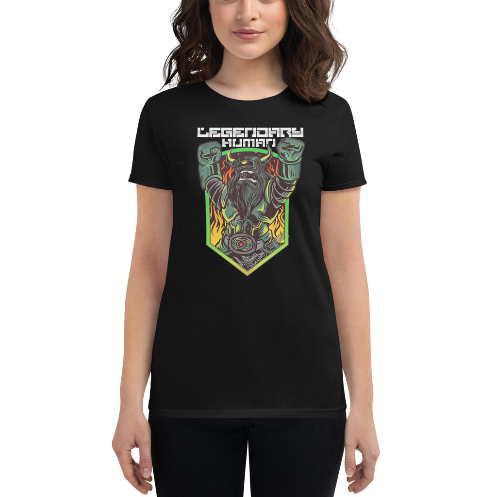 LEGENDARY HUMAN: BUFF - Women's short sleeve t-shirt