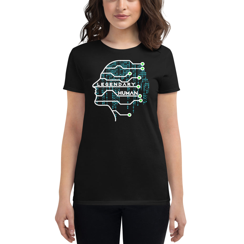 LEGENDARY HUMAN: MATRIX HEAD - Women's short sleeve t-shirt